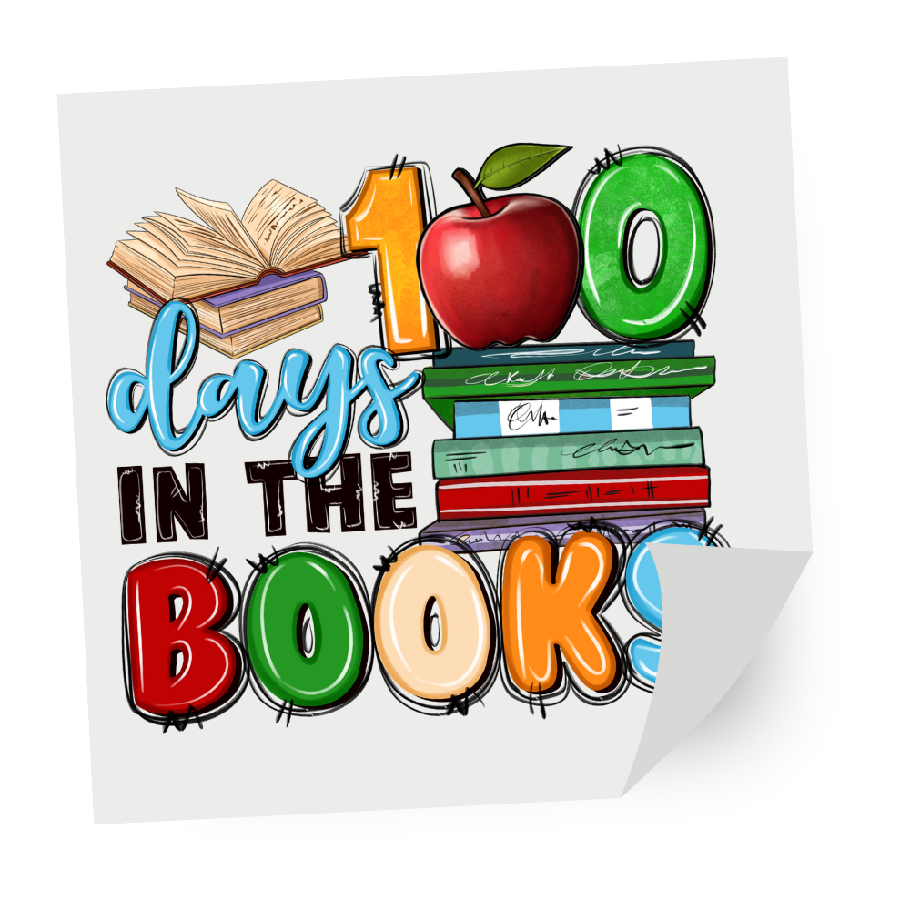 100 Days of School DTF Transfers