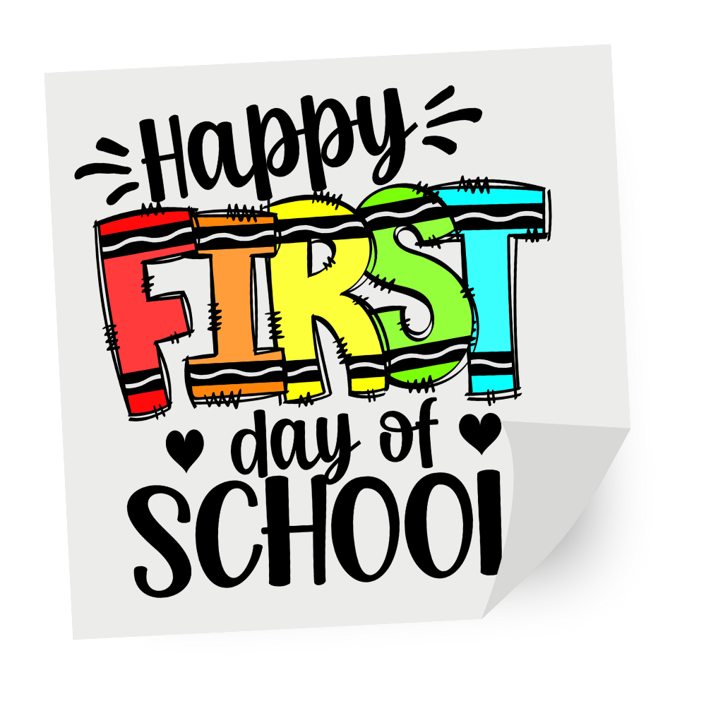 Back To School DTF Transfers