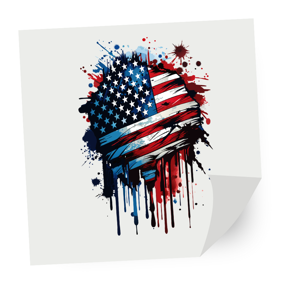 Ready to press country flag DTF transfers featuring multiple national flag designs