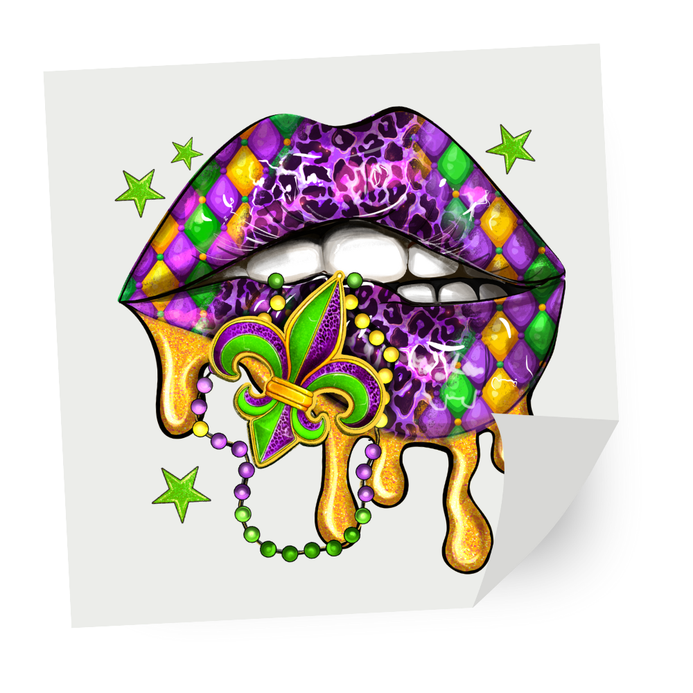 Mardi Gras DTF Transfers