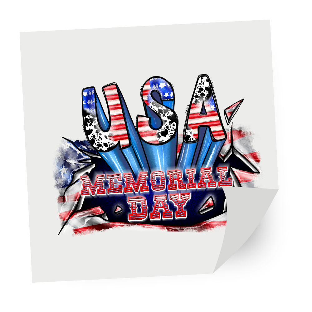 Memorial Day DTF Transfer