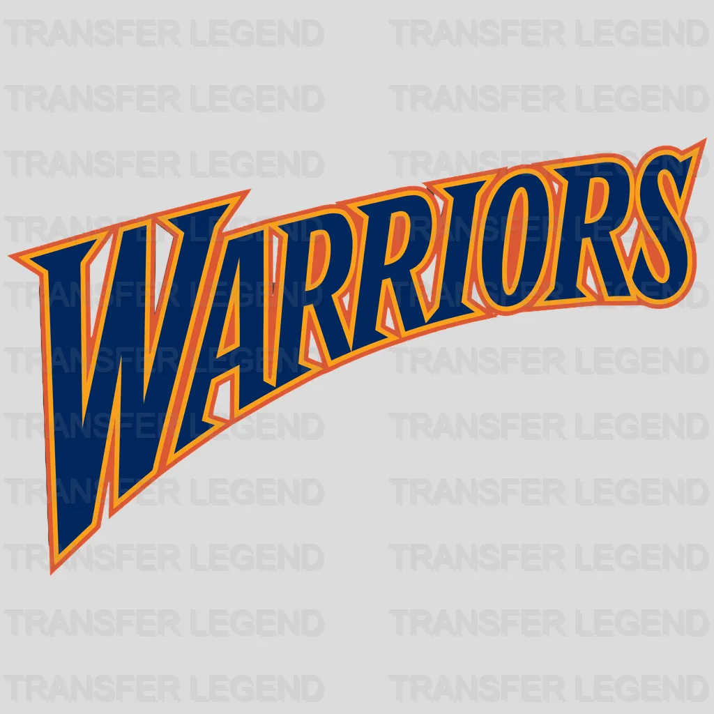 Golden State Warriors Retro Script Wordmark NBA Design - DTF Heat Transfer