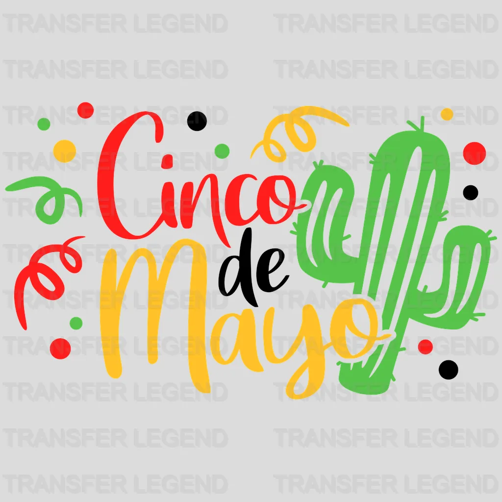 Cinco De Mayo - Cinco De Mayo DTF heat transfer - transferlegend