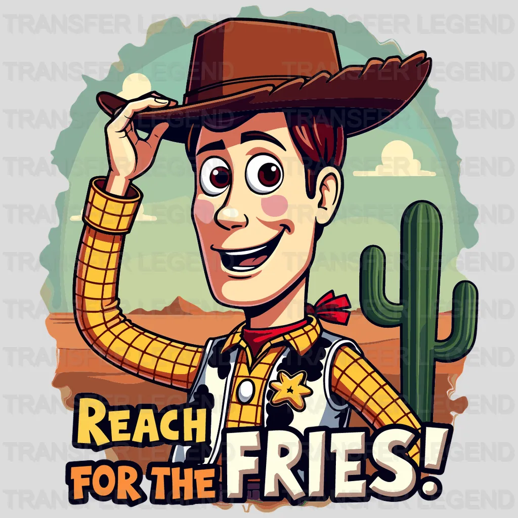 Reach For The Fries Disney Designs - DTF Heat Transfers