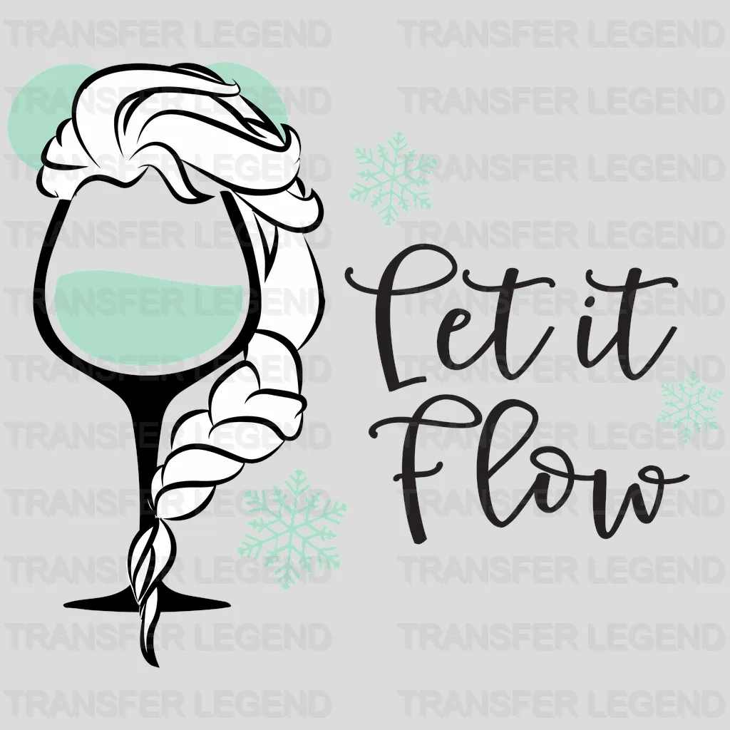 Ears Glass Let It Flow Ella Design - DTF heat transfer - transferlegend