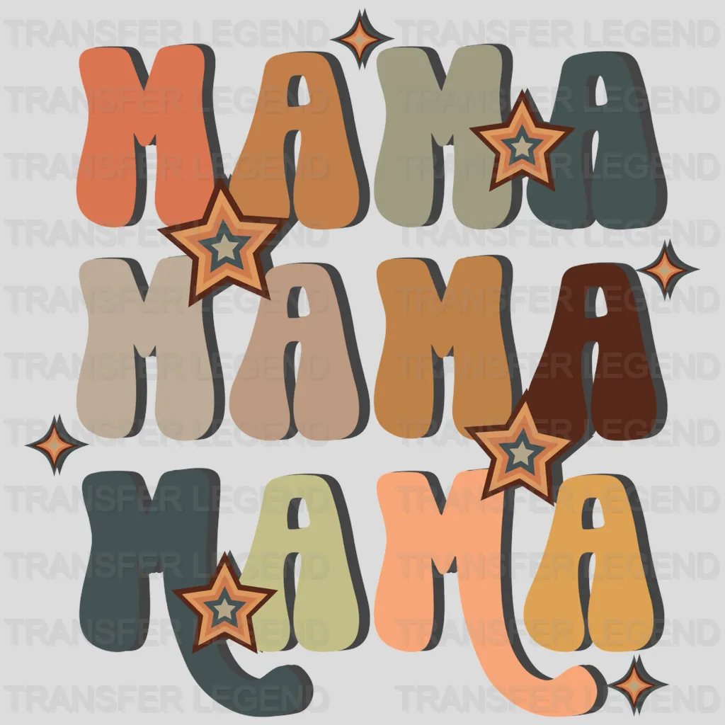 Vintage Mama - Mothers Day - Funny Mom - Cool Mom - Design - DTF heat transfer - transferlegend