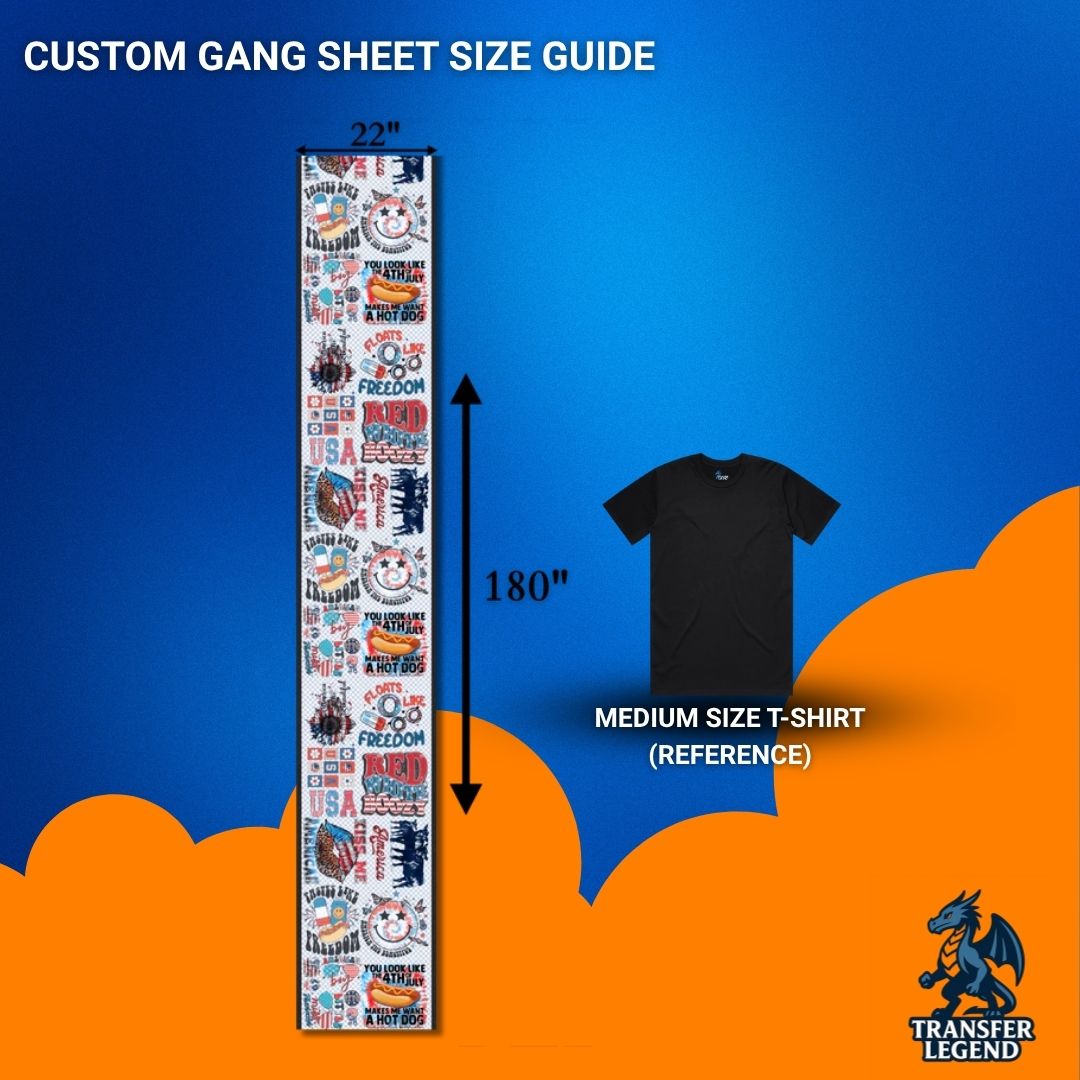 Custom DTF Gang Sheet Builder