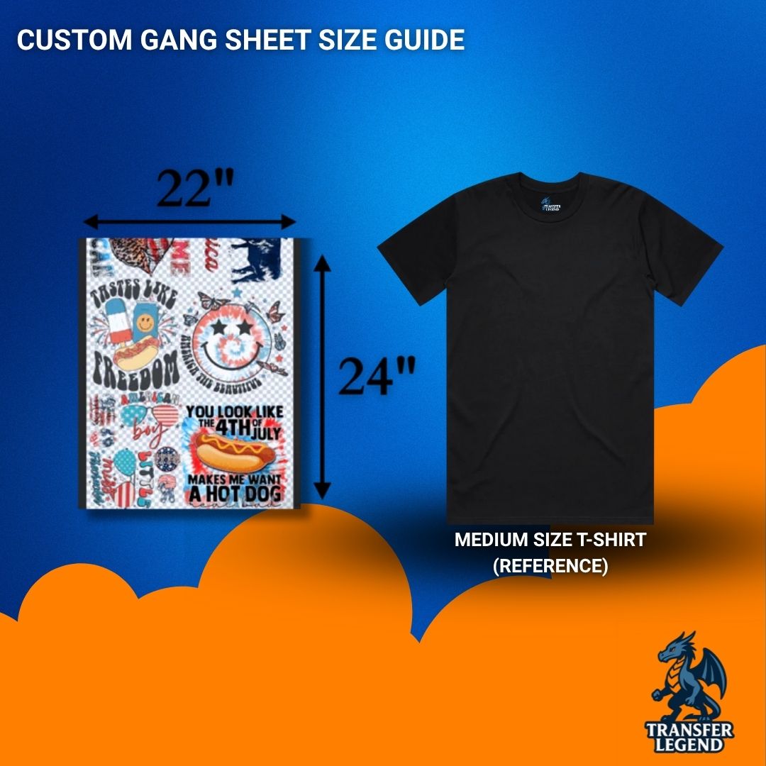Custom DTF Gang Sheet Builder