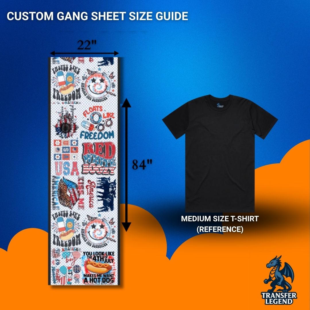 Custom DTF Gang Sheet Builder