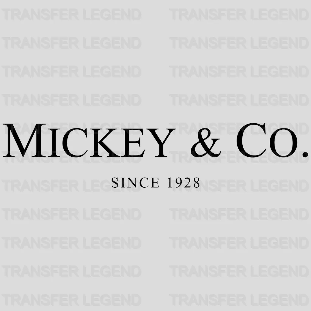 Mouse & Co. Since 1928 Design - DTF heat transfer - transferlegend