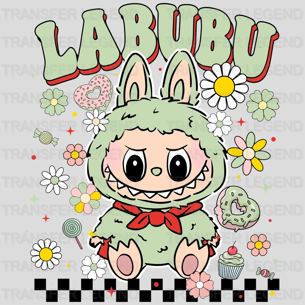 Chill Day Labubu Design - DTF Heat Transfers