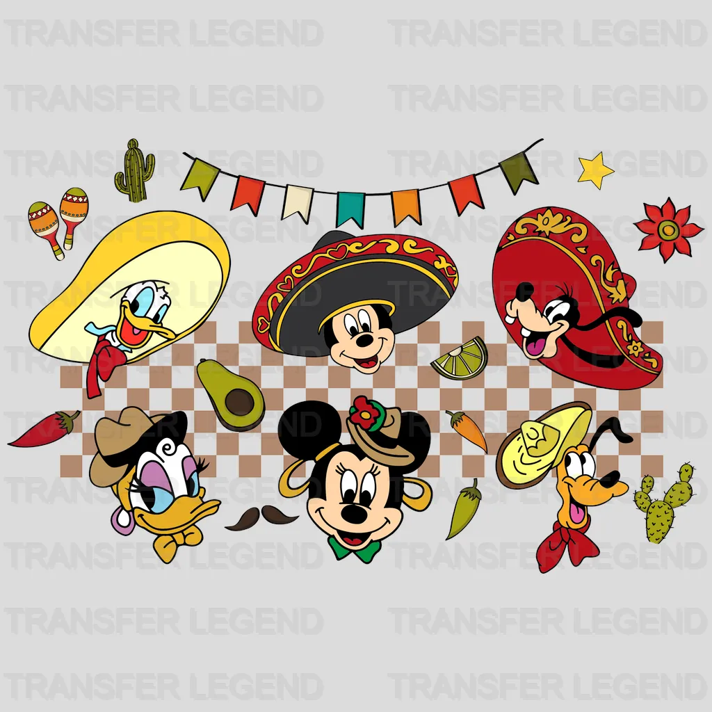 Cartoon - Cinco De Mayo DTF heat transfer - transferlegend