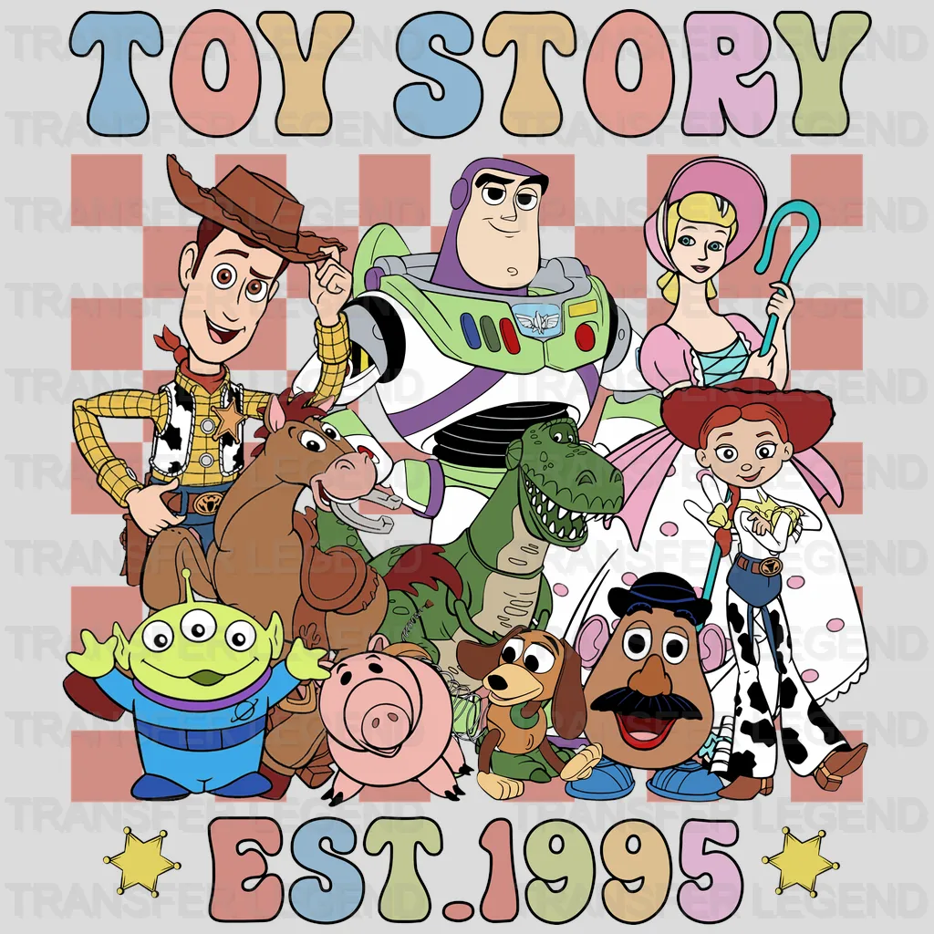 EST. 1995 Toy Story Disney Designs - DTF Heat Transfers