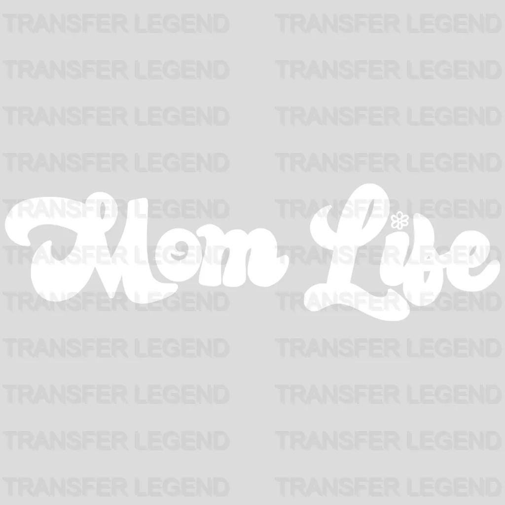 Retro Mom Life - Mothers Day - Mom Life - Be Kind Design - DTF heat transfer - transferlegend