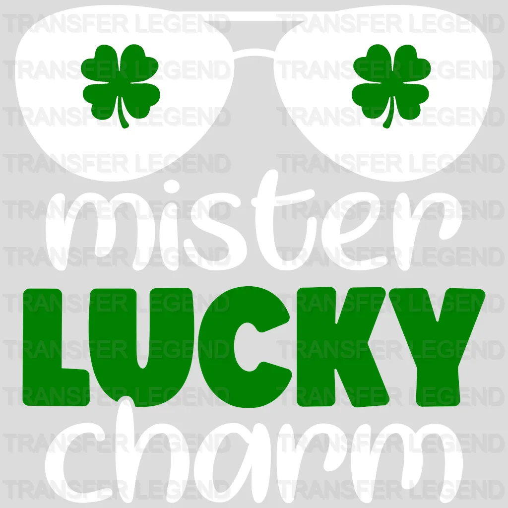 Mister Lucky Charm St. Patrick's Day Design - DTF heat transfer - transferlegend