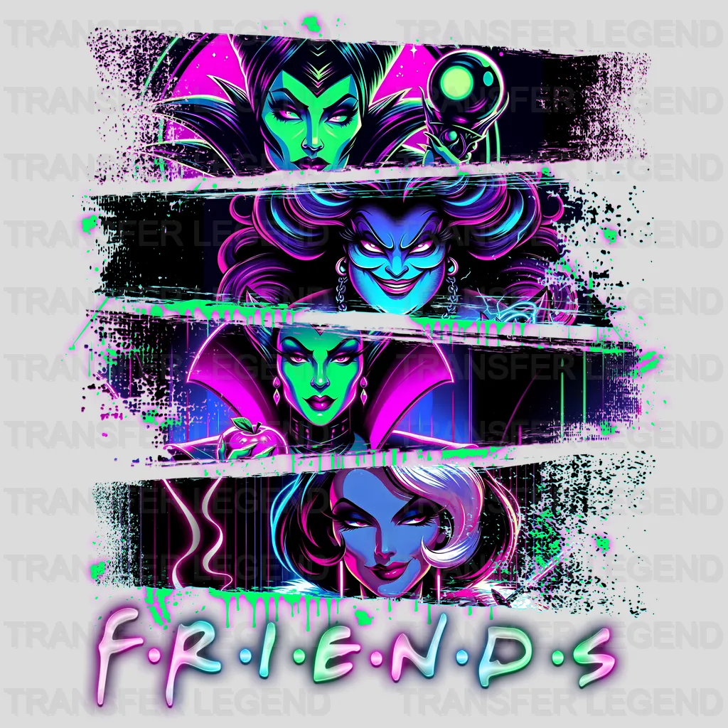 FRIENDS  Disney Designs - DTF Heat Transfers