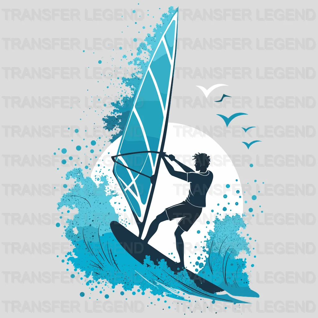 Feel The Ocean Surfing Design - DTF Heat Transfers - transferlegend