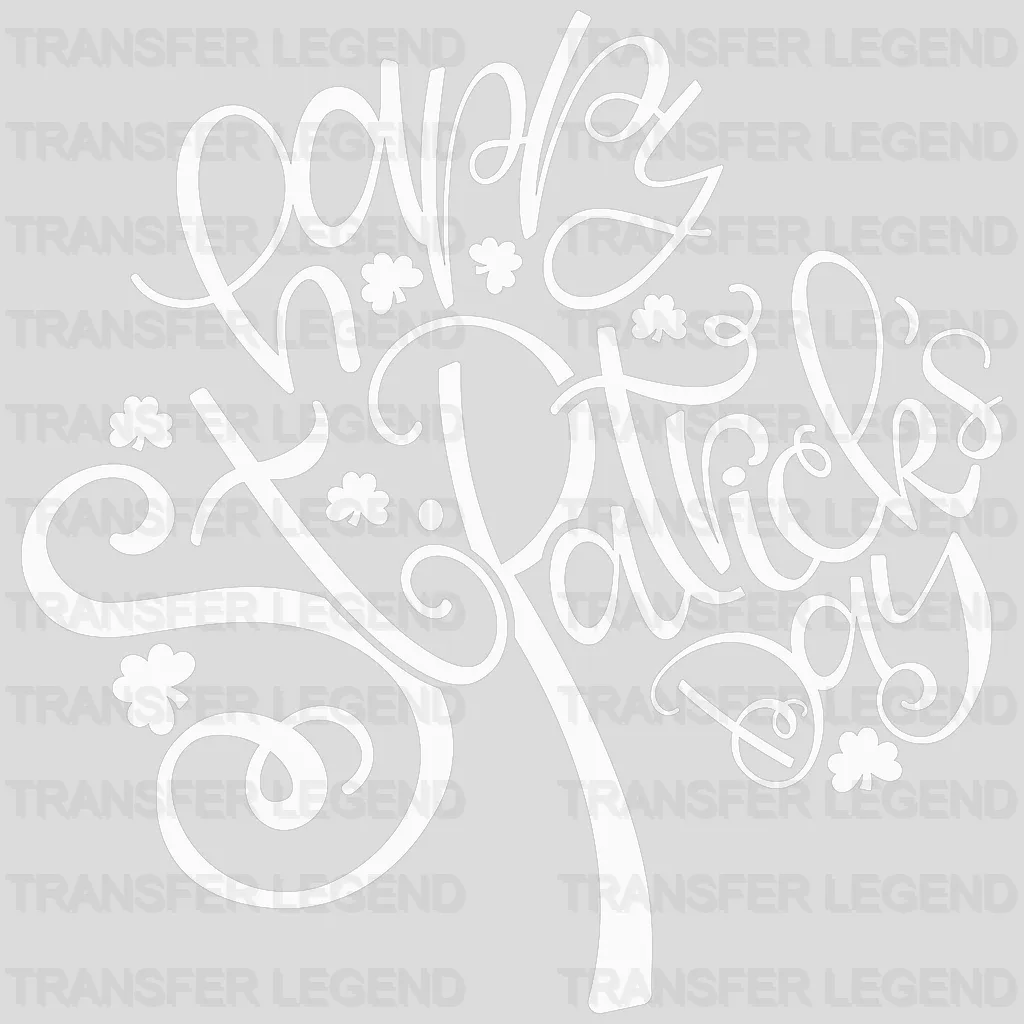 Happy St. Patrick's Day Design - DTF heat transfer - transferlegend