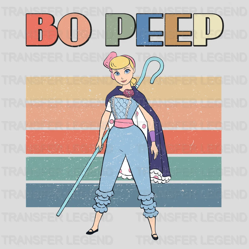 Bo Peep Toy Story Disney Designs - DTF Heat Transfers