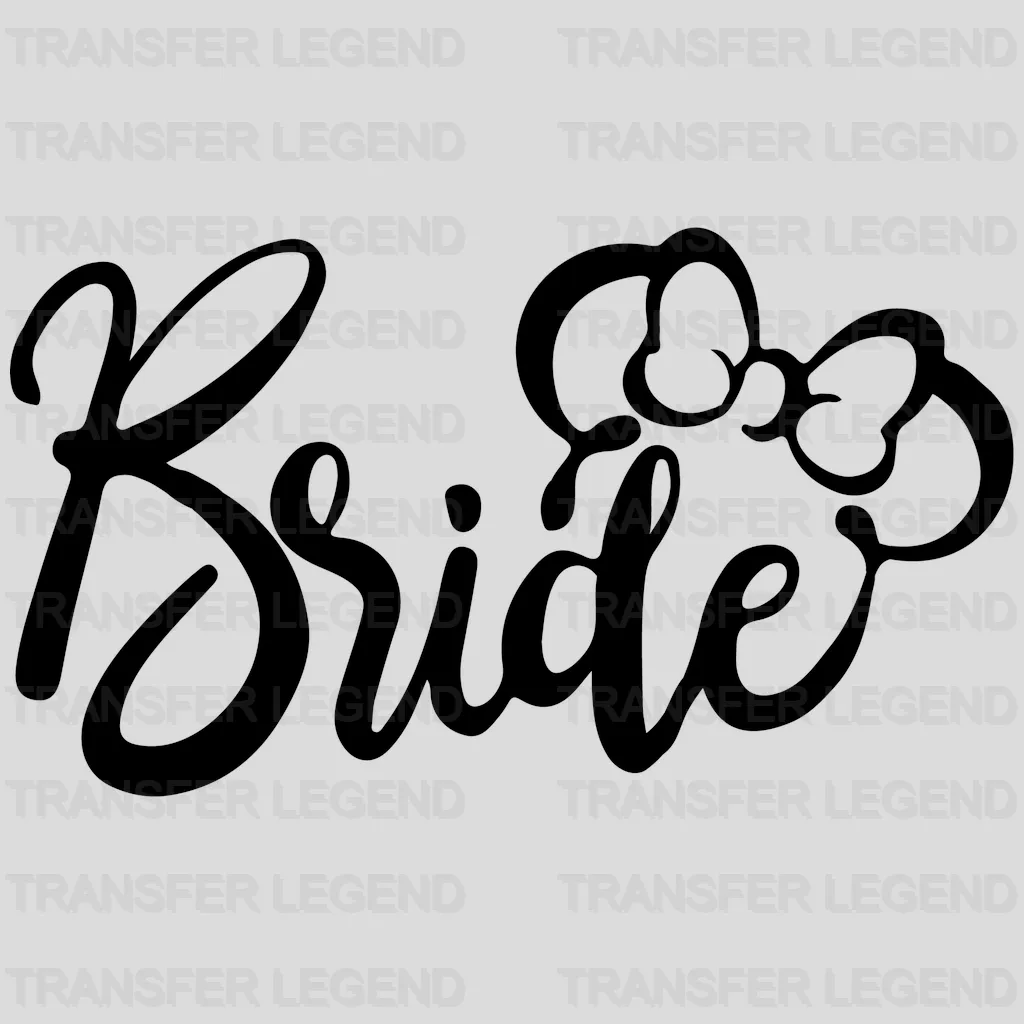 Minnie Bride Design - DTF heat transfer - transferlegend
