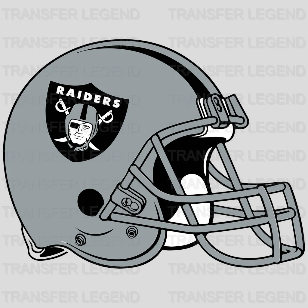 black raiders football helmet Las Vegas Raiders distressed side-view helmet with dissolving particle