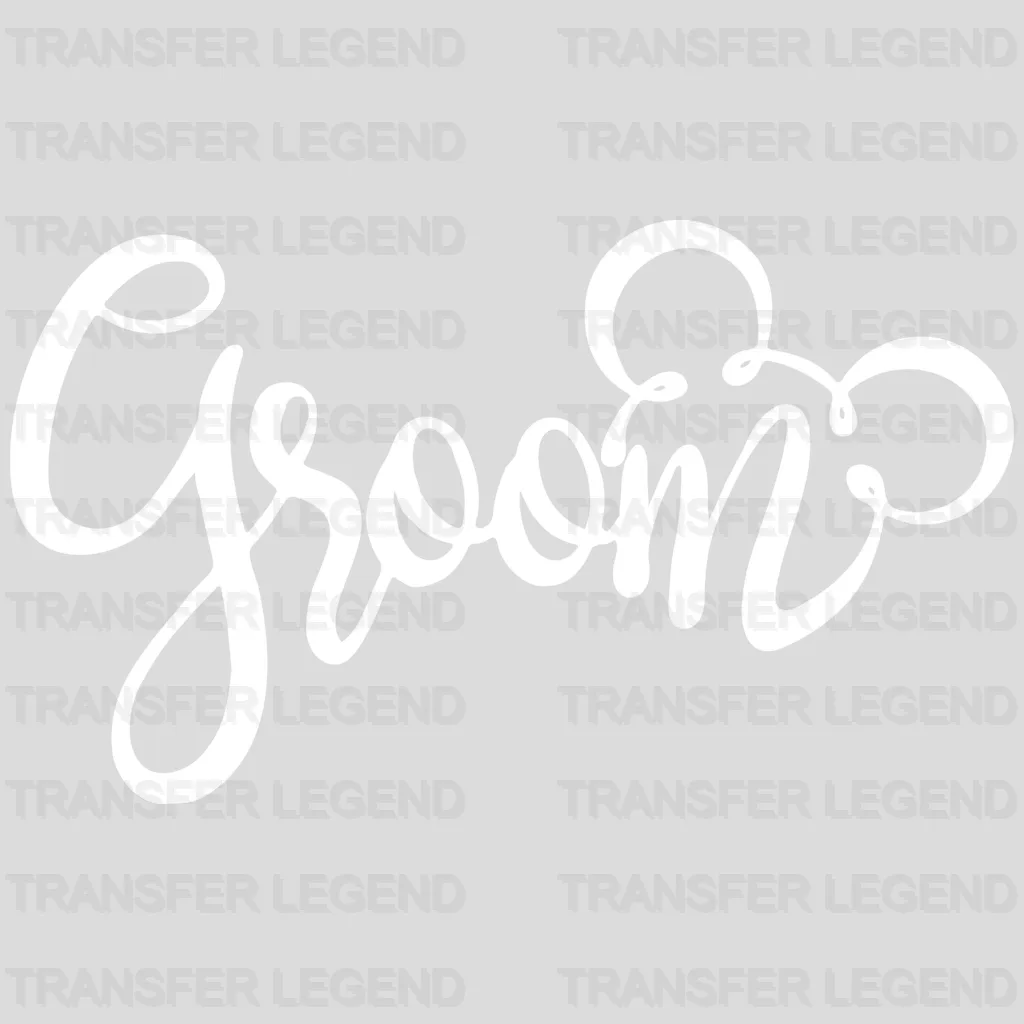 Groom Mouse Design - DTF heat transfer - transferlegend