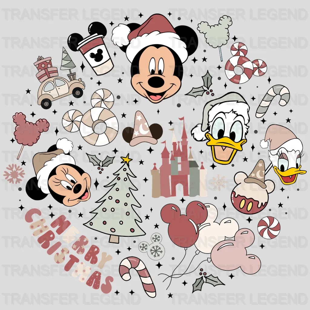 Merry Christmas Design - DTF heat transfer - transferlegend