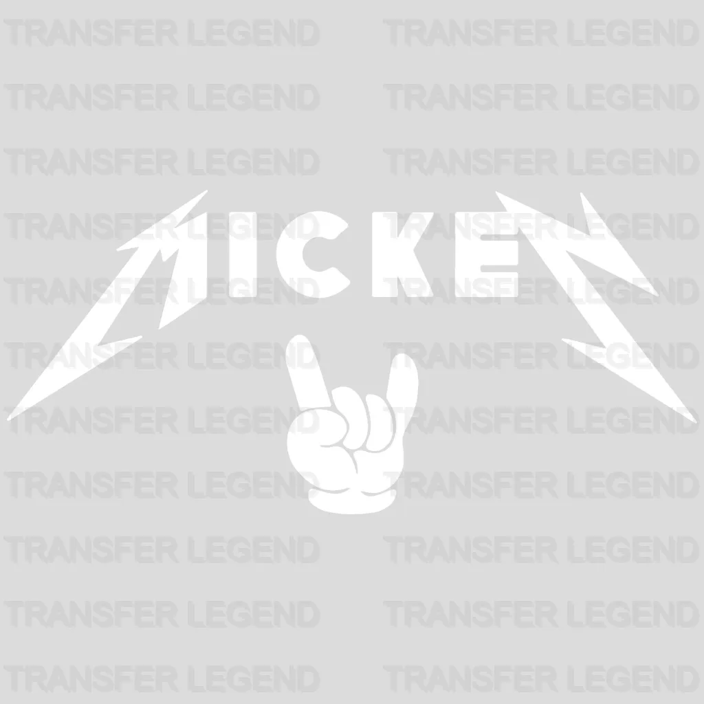 Rock And Roll Mick Design - DTF heat transfer - transferlegend