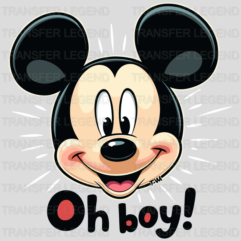 Ohh Boy Disney Designs - DTF Heat Transfers