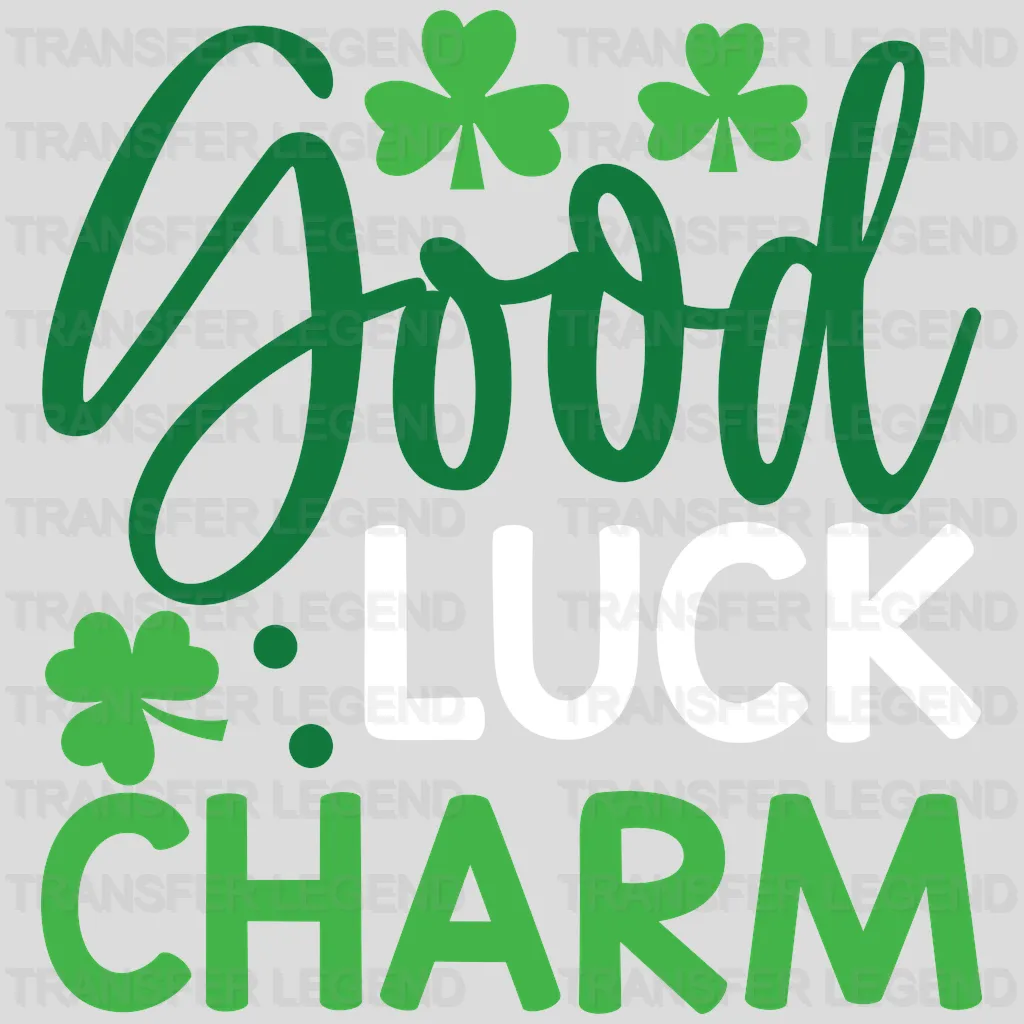 Good Luck Charm St. Patrick's Day Design - DTF heat transfer - transferlegend