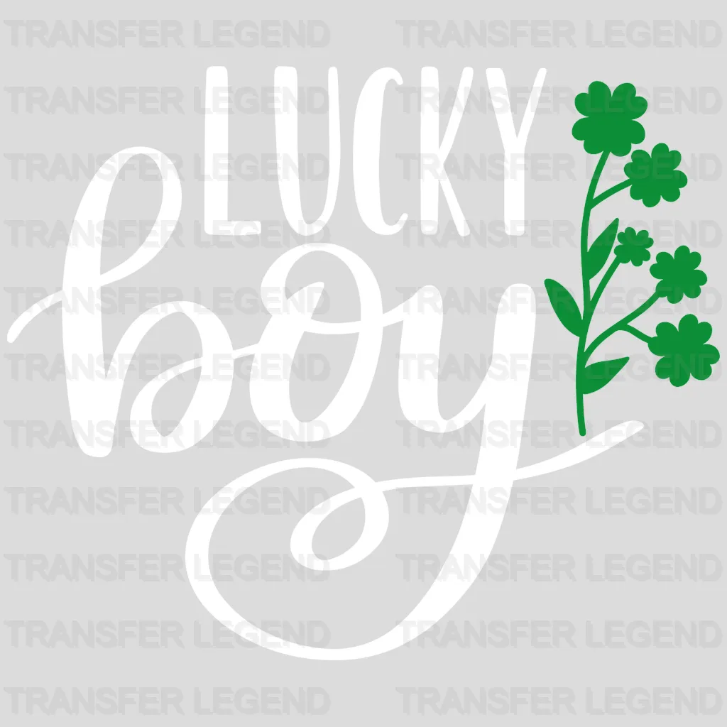 Lucky Boy St. Patrick's Day Design - DTF heat transfer - transferlegend
