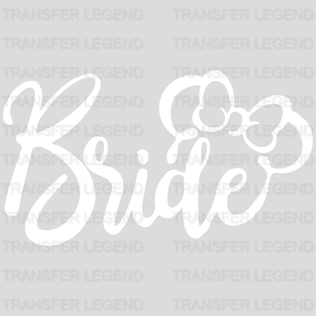 Minnie Bride Design - DTF heat transfer - transferlegend