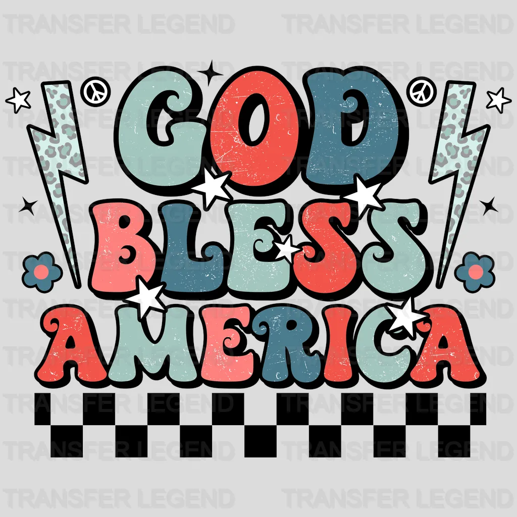God Bless America DTF Transfer - transferlegend