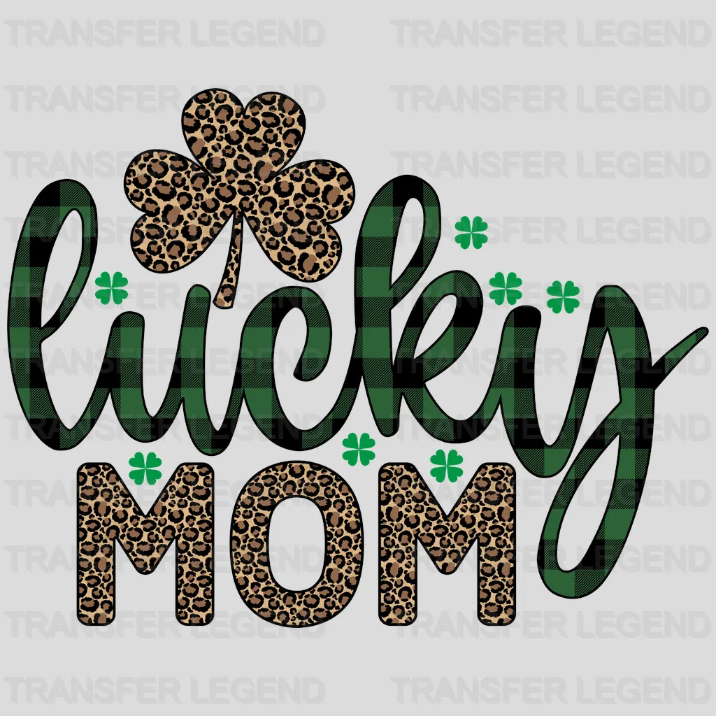 Lucky Mom St. Patrick's Day Design - DTF heat transfer - transferlegend