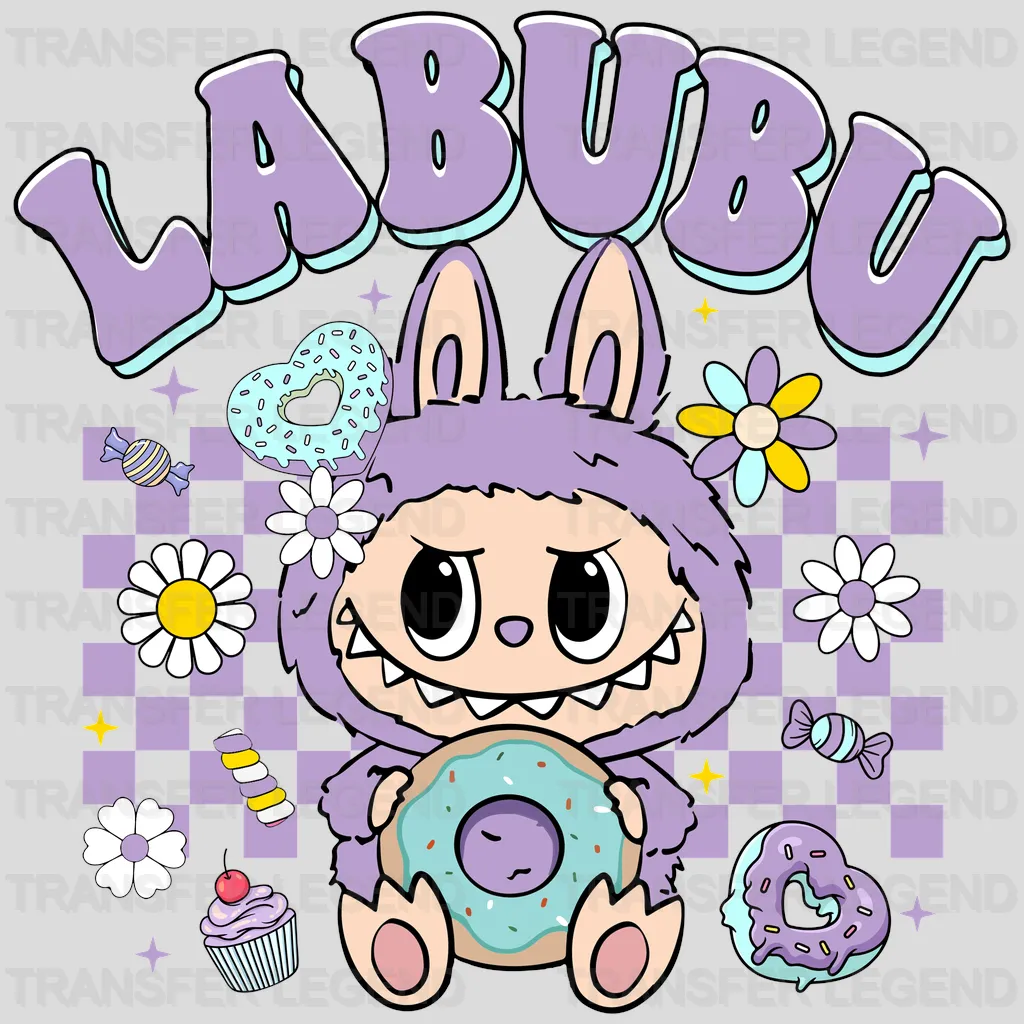 Always Hungry Labubu Design - DTF Heat Transfers