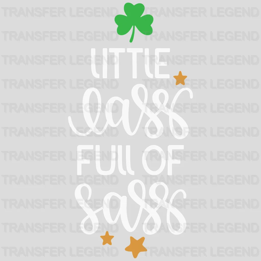 Full Of Sass St. Patrick's Day Design - DTF heat transfer - transferlegend