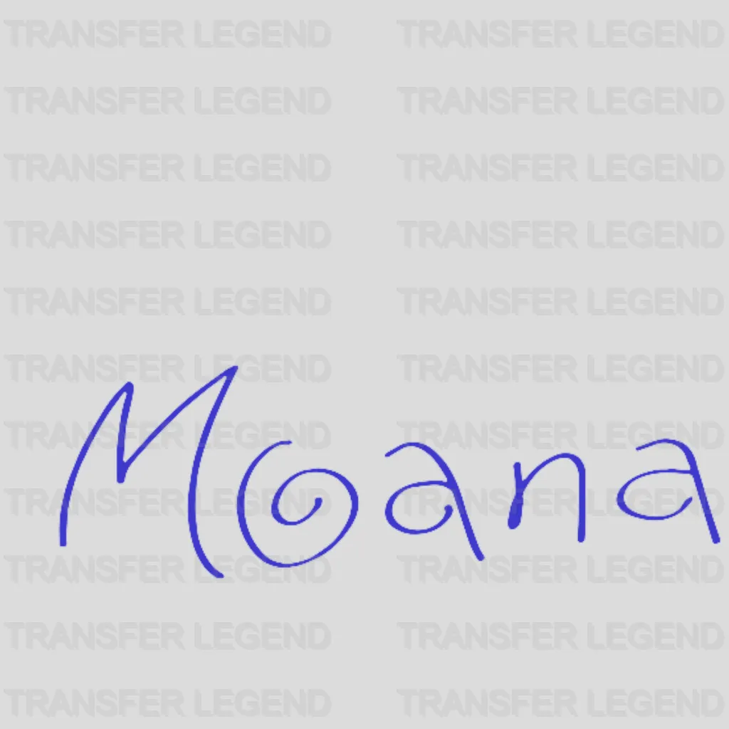 Character Moana Design - DTF heat transfer - transferlegend
