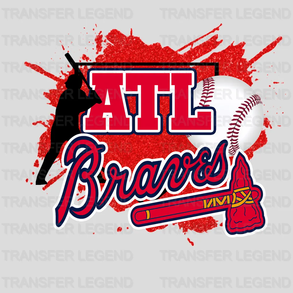 Atlanta Braves MLB Atl DTF Iron On Transfer