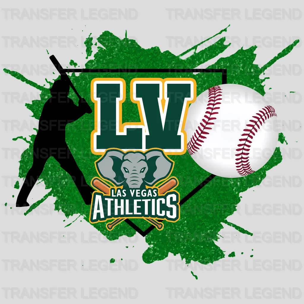 Oakland Athletics MLB Las Vegas Lv DTF Iron On Transfer