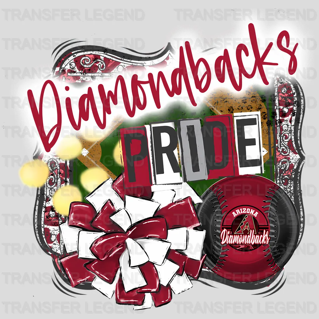 Arizona Diamondbacks MLB Diamondbacks Ride DTF Iron On Transfer