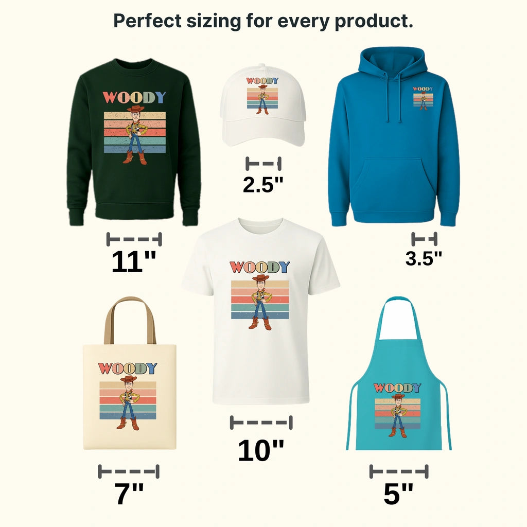 Woody Toy Story Designs - DTF Heat Transfers