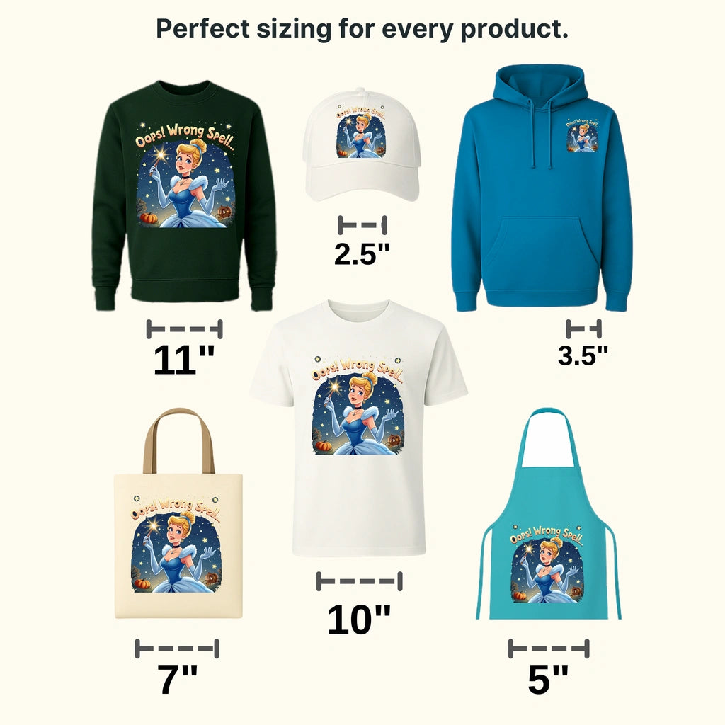 Ups ! Wrong Spell Disney Designs - DTF Heat Transfers