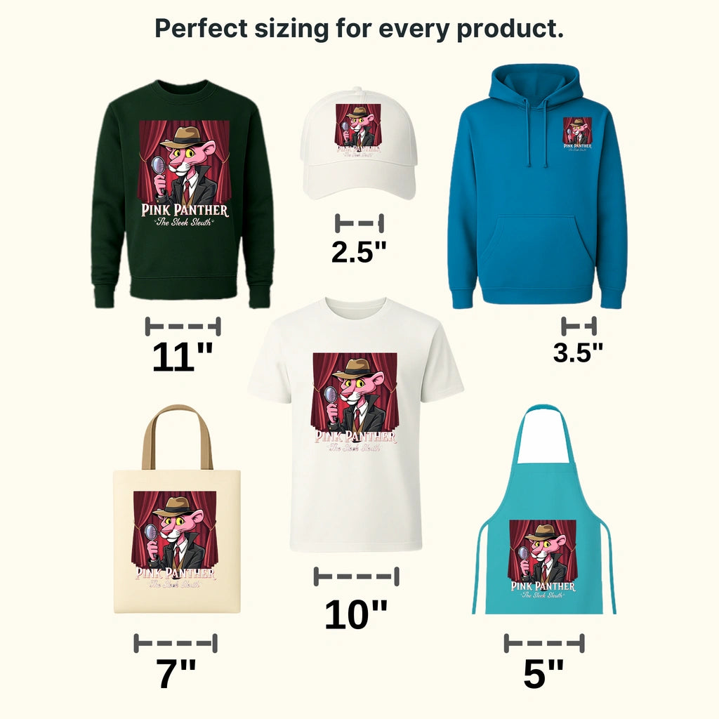 Pink Panther Disney Designs - DTF Heat Transfers