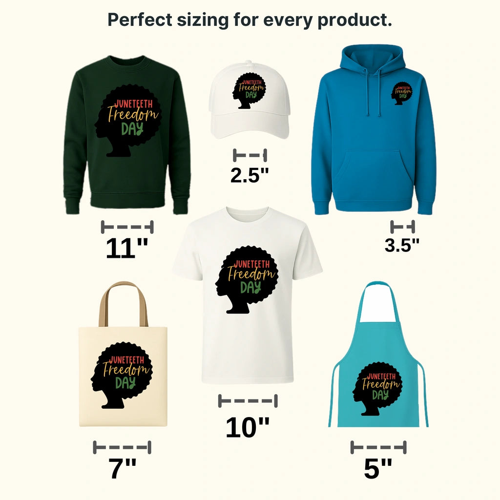 Juneteenth Freedom Day - BLM design DTF heat transfer - transferlegend