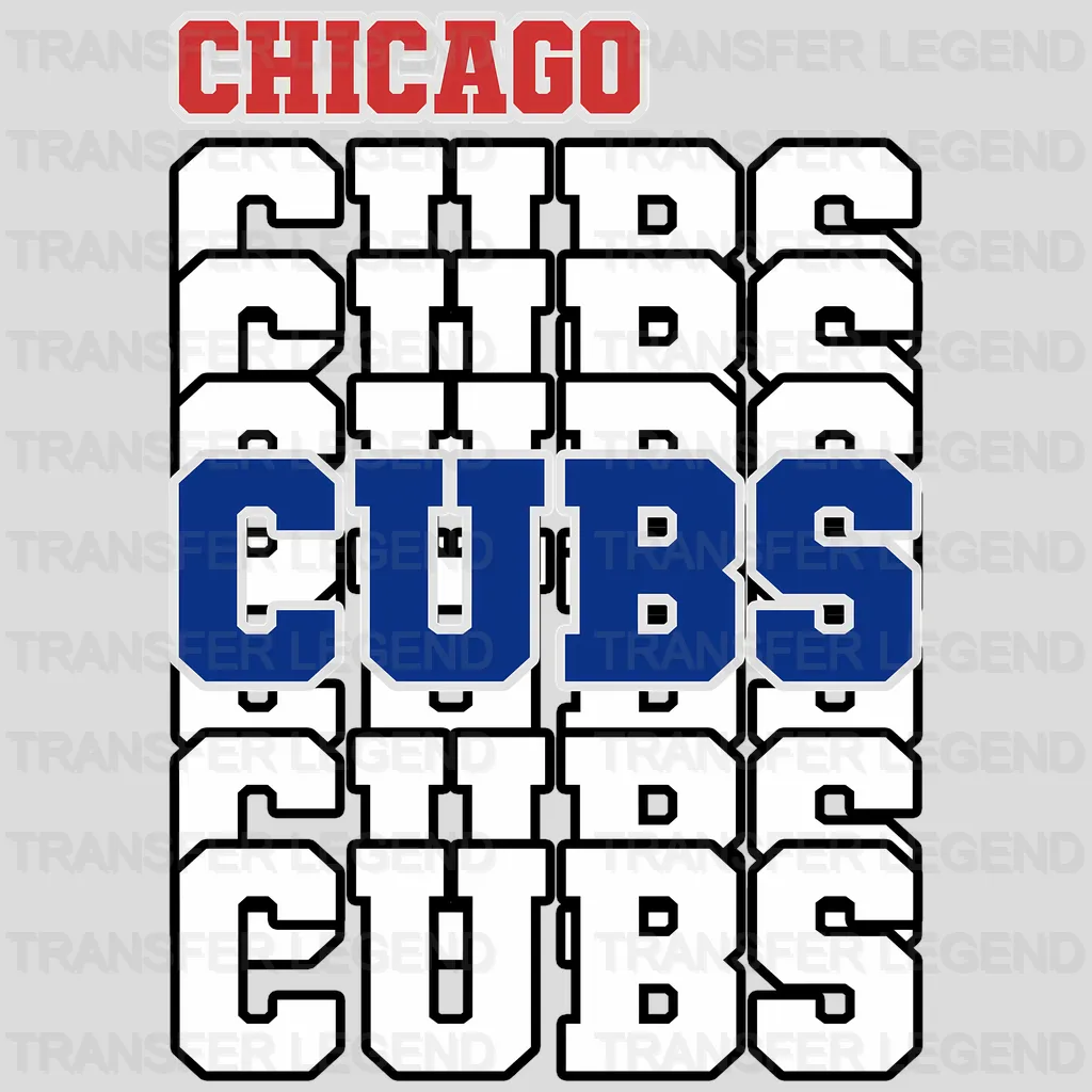 Chicago Cubs MLB Never Underestimate A Fan DTF Iron On Transfer