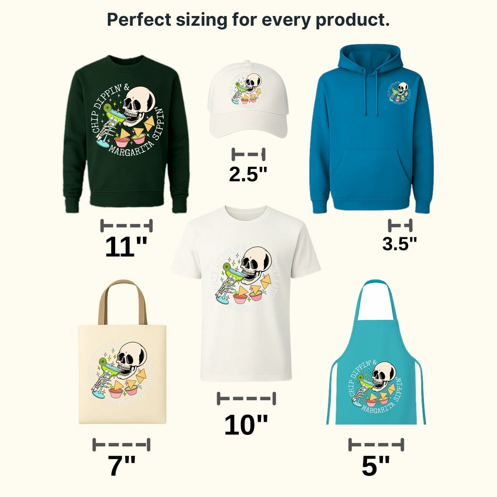 Chip Dippin' & Margarita Sippin' - Cinco De Mayo DTF heat transfer - transferlegend