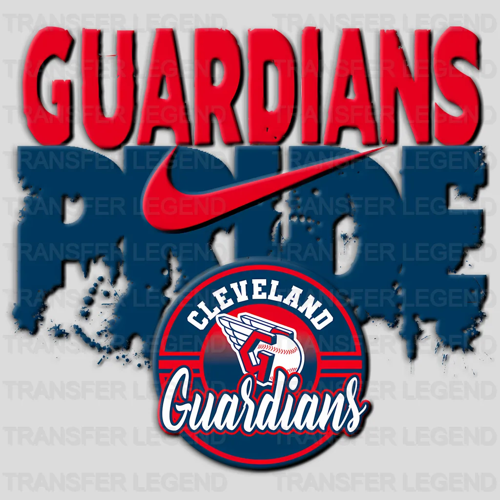 Cleveland Guardians MLB Guardians Pride DTF Iron On Transfer