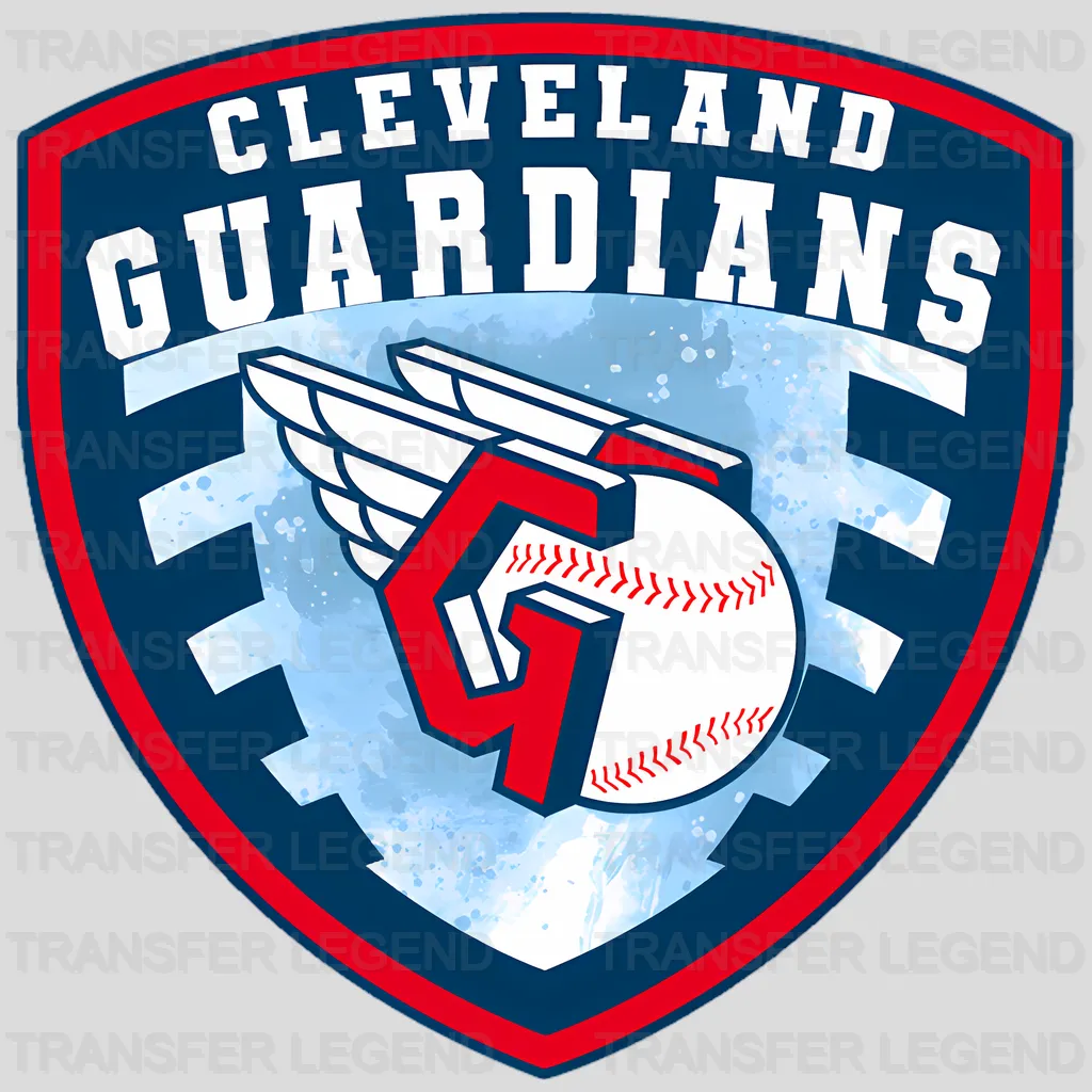Cleveland Guardians MLB Classic Shield Logo Badge - DTF Iron On Transfer