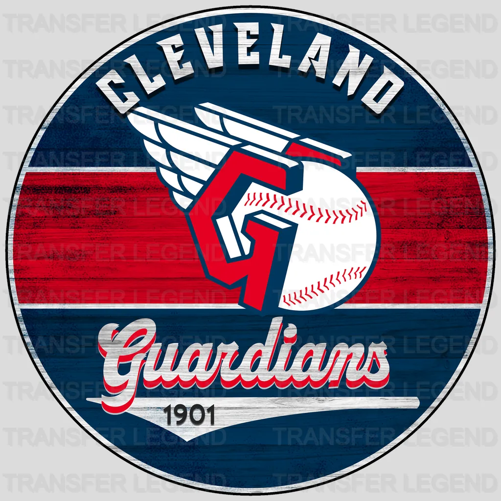 Cleveland Guardians MLB Guardians DTF Iron On Transfer