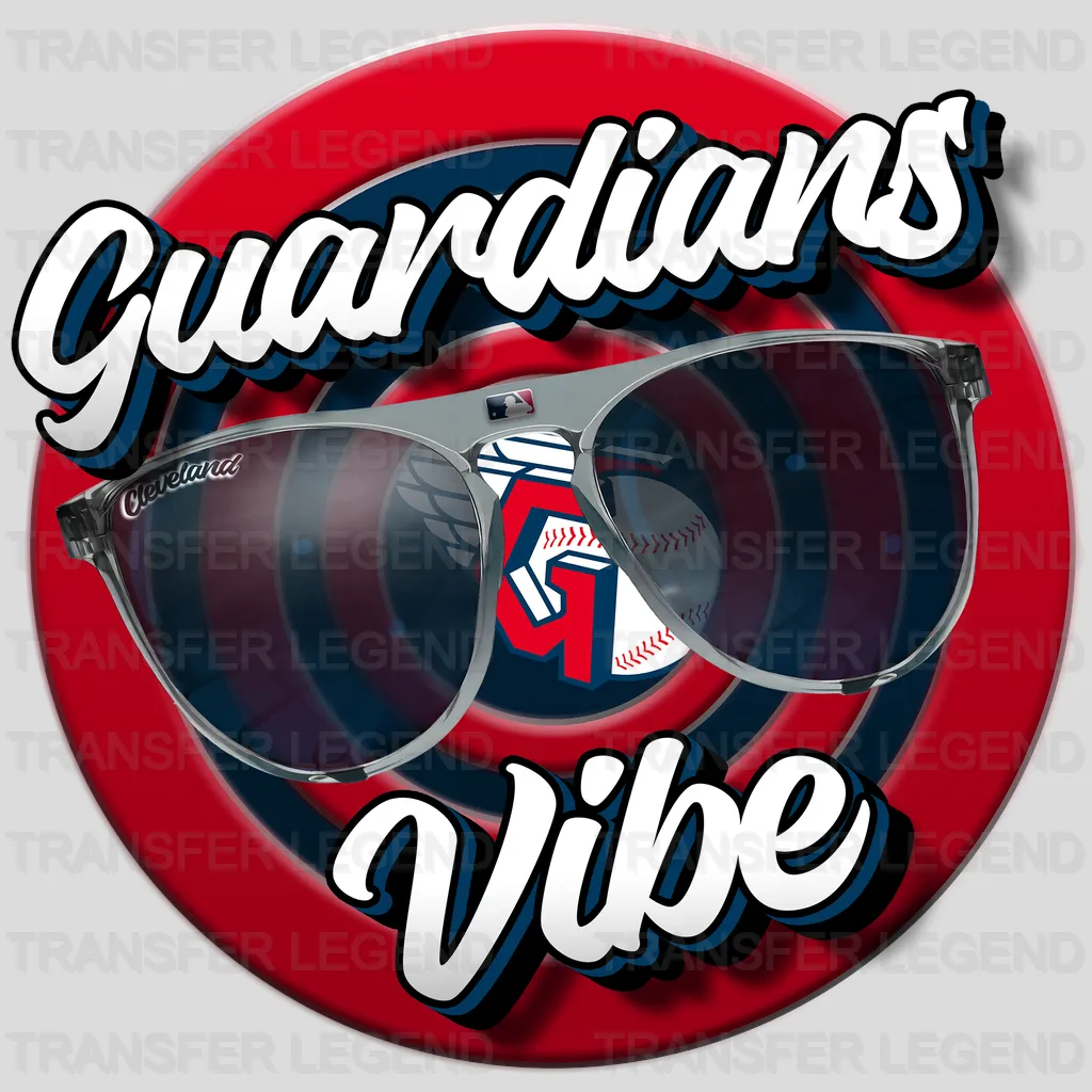Cleveland Guardians MLB Guardians Vibe DTF Iron On Transfer